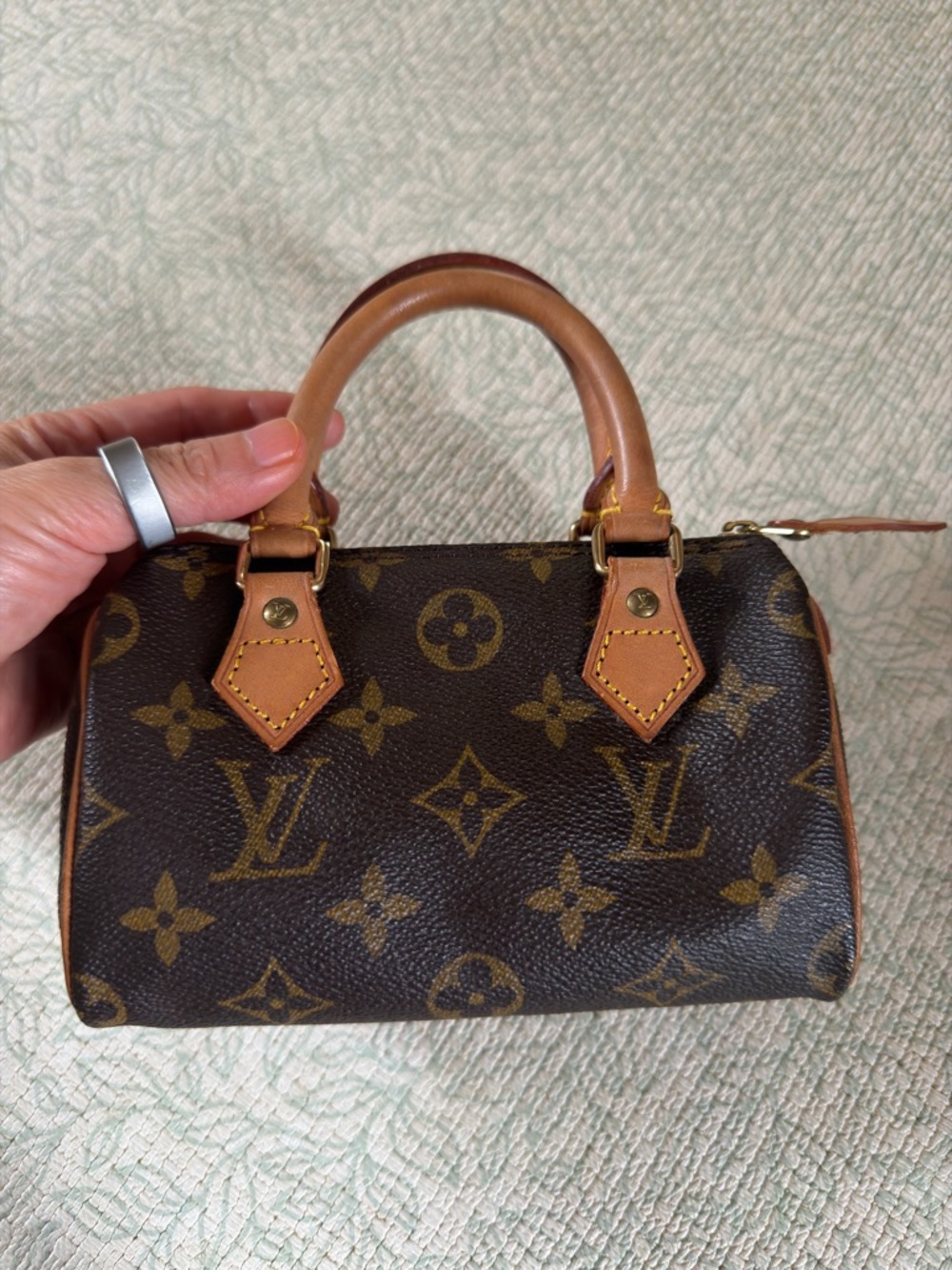 Louis Vuitton Monogram Nano Speedy (Vintage Mini Sac HL Speedy)